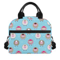Cartoon Sheep Pattern Print Insulated Lunch Bag