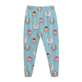 Cartoon Sheep Pattern Print Jogger Pants