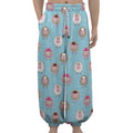 Cartoon Sheep Pattern Print Lantern Pants