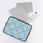 Cartoon Sheep Pattern Print Laptop Sleeve
