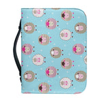 Cartoon Sheep Pattern Print Leather Bible Cover