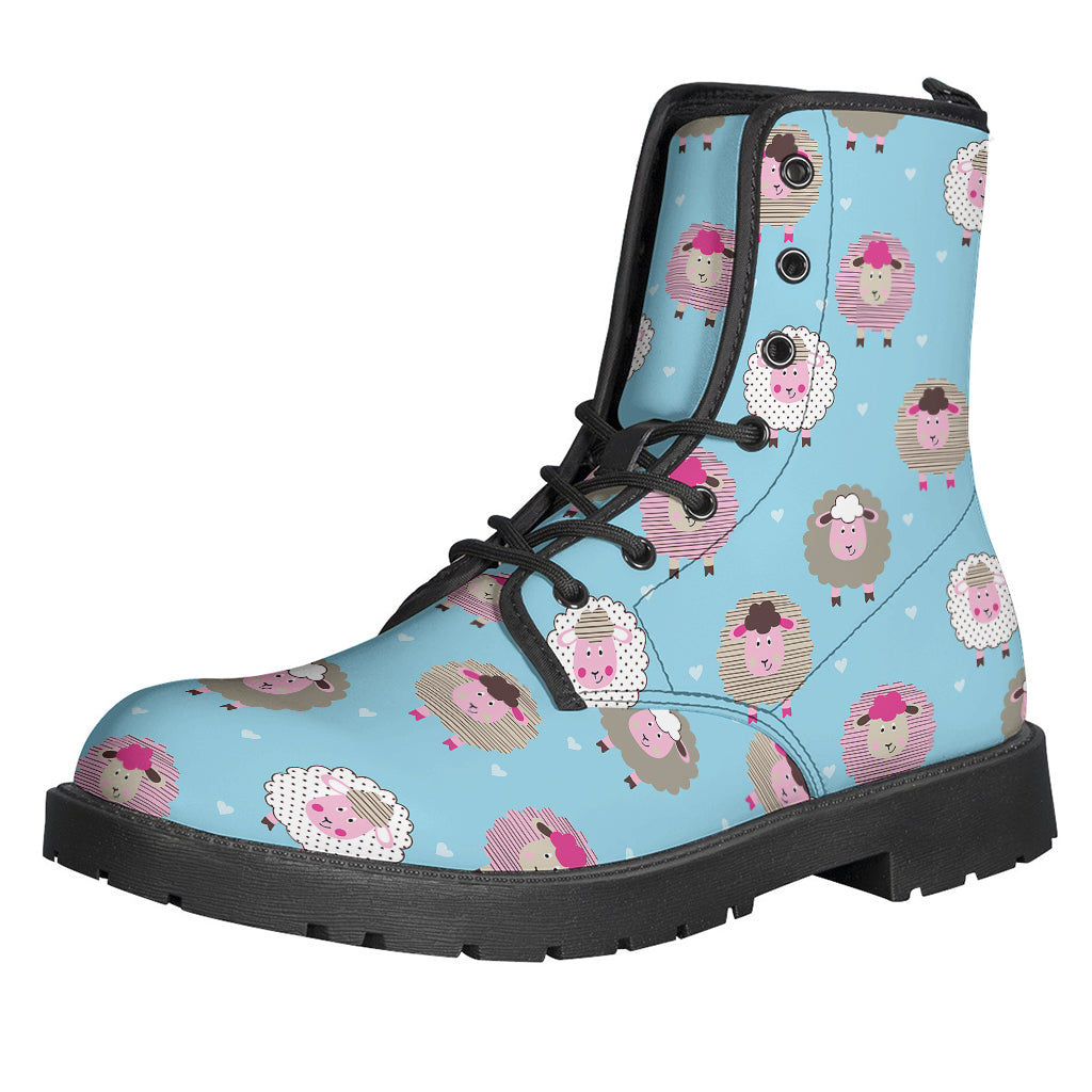 Cartoon Sheep Pattern Print Backpack