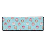 Cartoon Sheep Pattern Print Long Kitchen Mat