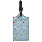 Cartoon Sheep Pattern Print Luggage Tag
