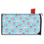 Cartoon Sheep Pattern Print Mailbox Cover