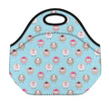 Cartoon Sheep Pattern Print Neoprene Lunch Bag