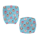 Cartoon Sheep Pattern Print Office Chair Cover