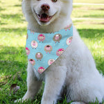 Cartoon Sheep Pattern Print Over The Collar Dog Bandana