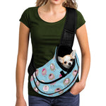 Cartoon Sheep Pattern Print Pet Sling Carrier