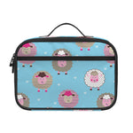 Cartoon Sheep Pattern Print Portable Lunch Bag