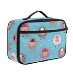 Cartoon Sheep Pattern Print Portable Lunch Bag