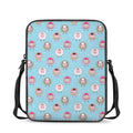 Cartoon Sheep Pattern Print Rectangular Crossbody Bag