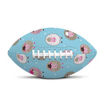 Cartoon Sheep Pattern Print Rugby Ball
