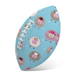 Cartoon Sheep Pattern Print Rugby Ball