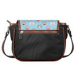 Cartoon Sheep Pattern Print Saddle Bag
