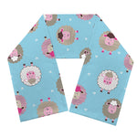 Cartoon Sheep Pattern Print Scarf