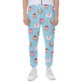 Cartoon Sheep Pattern Print Joggers