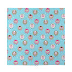 Cartoon Sheep Pattern Print Silk Bandana