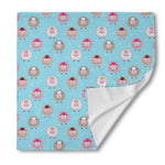 Cartoon Sheep Pattern Print Silk Bandana
