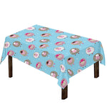 Cartoon Sheep Pattern Print Tablecloth