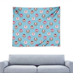 Cartoon Sheep Pattern Print Tapestry