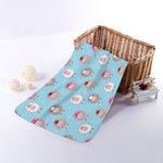 Cartoon Sheep Pattern Print Towel