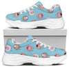 Cartoon Sheep Pattern Print White Chunky Shoes