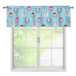 Cartoon Sheep Pattern Print Window Valance