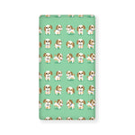 Cartoon Shih Tzu Pattern Print Baby Crib Sheet