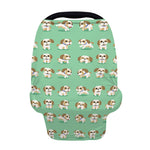 Cartoon Shih Tzu Pattern Print Baby Seat Cover