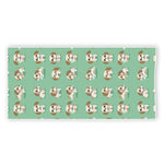 Cartoon Shih Tzu Pattern Print Beach Towel