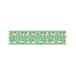Cartoon Shih Tzu Pattern Print Bed Runner