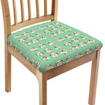 Cartoon Shih Tzu Pattern Print Chair Cushion Cover