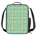 Cartoon Shih Tzu Pattern Print Crossbody Lunch Bag