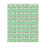 Cartoon Shih Tzu Pattern Print Curtain