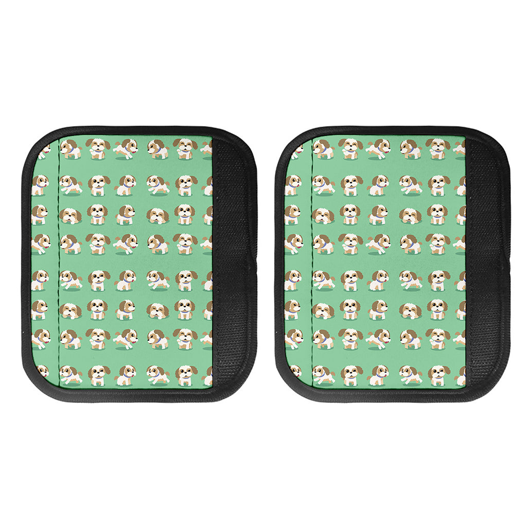 Cartoon Shih Tzu Pattern Print Handle Covers