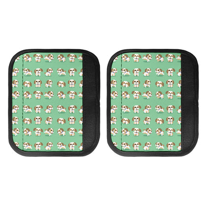 Cartoon Shih Tzu Pattern Print Handle Covers