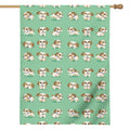 Cartoon Shih Tzu Pattern Print House Flag