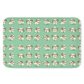Cartoon Shih Tzu Pattern Print Indoor Door Mat