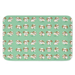 Cartoon Shih Tzu Pattern Print Indoor Door Mat