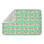 Cartoon Shih Tzu Pattern Print Indoor Door Mat