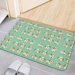 Cartoon Shih Tzu Pattern Print Indoor Door Mat