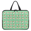 Cartoon Shih Tzu Pattern Print Laptop Sleeve With Handle
