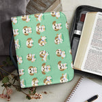 Cartoon Shih Tzu Pattern Print Leather Bible Cover