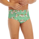 Cartoon Shih Tzu Pattern Print Men's Briefs