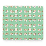 Cartoon Shih Tzu Pattern Print Mouse Pad