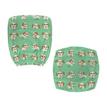 Cartoon Shih Tzu Pattern Print Office Chair Cover