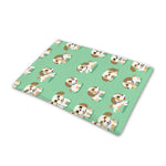 Cartoon Shih Tzu Pattern Print Pet Cooling Mat Cover
