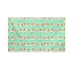 Cartoon Shih Tzu Pattern Print Polyester Flag