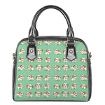 Cartoon Shih Tzu Pattern Print Shoulder Handbag
